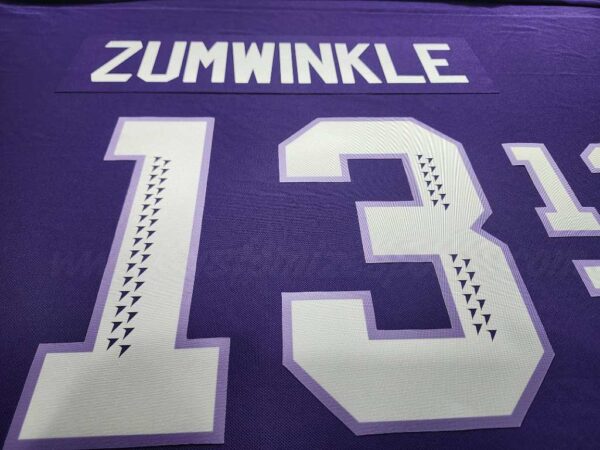 PWHL Minnesota frost Customized Number Kit For 2024-Present Home Jersey - Image 3