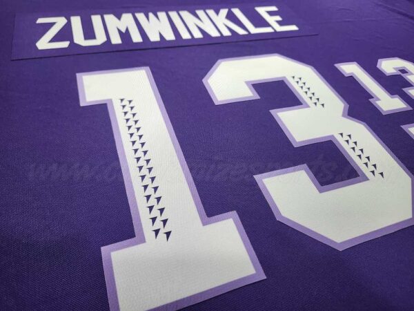 PWHL Minnesota frost Customized Number Kit For 2024-Present Home Jersey - Image 5