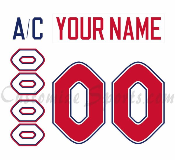 IIHF Team Slovakia Customized Number Kit For 2001 White Hockey Jersey