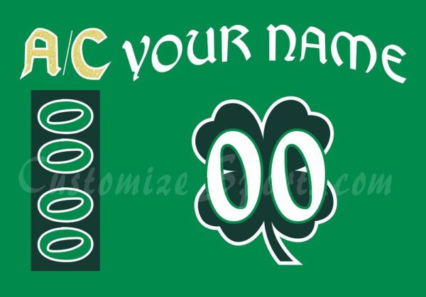 Los Angeles Kings Customized Number Kit For 2023 St Patrick's Day Jersey