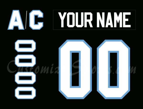 Utah Hockey Club Customized Number Kit for 2024-Present Home Jersey
