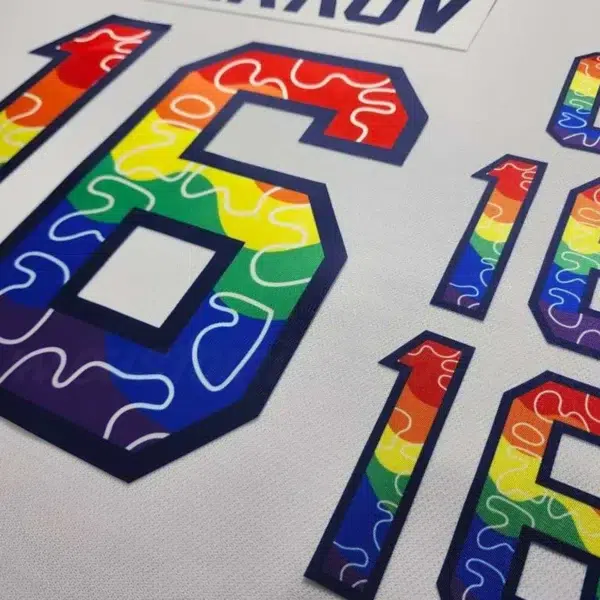 Florida Panthers Customized Number Kit For 2023-2024 Pride Jersey - Image 4