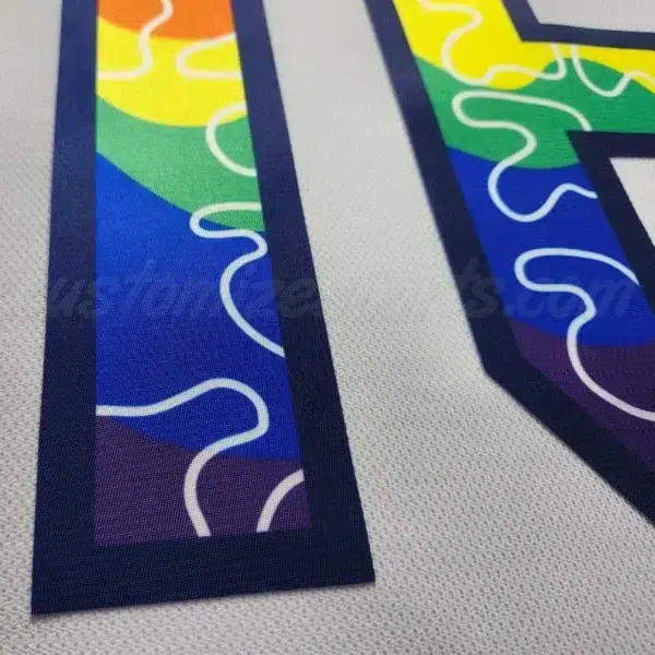 Florida Panthers Customized Number Kit For 2023-2024 Pride Jersey - Image 6