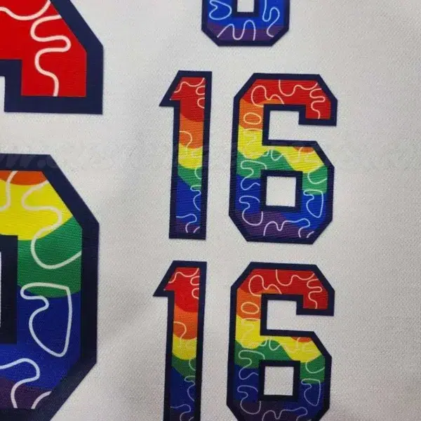 Florida Panthers Customized Number Kit For 2023-2024 Pride Jersey - Image 9