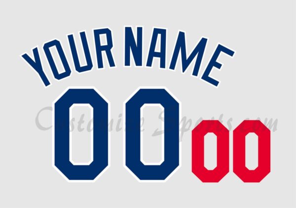 Baseball Los Angeles Dodgers Customized Number Kit For 1987-1994 Home Jersey