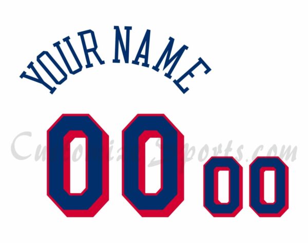 Philadelphia 76ers Customized Number Kit for 1991-1994 Home Jersey