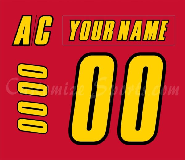 Brynäs IF Customized Number Kit For 2023-Present Red Jersey