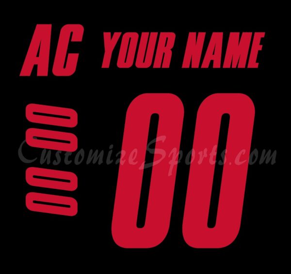 Brynäs IF Customized Number Kit For 2024-2025 Black Jersey