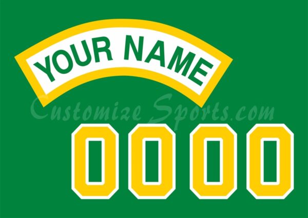 Basketball Seattle Supersonics Customized Number Kit for 1992-1995 Away Jersey