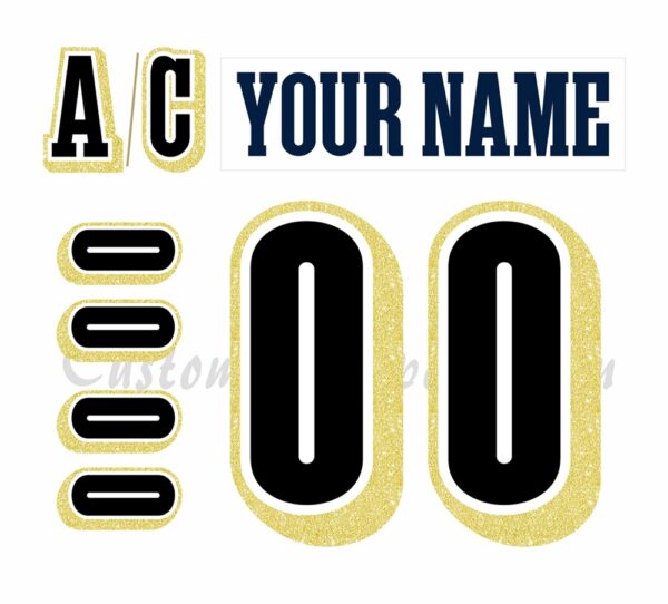 Vegas Golden Knights Customized Number Kit For 2024 Nevada Day Jersey