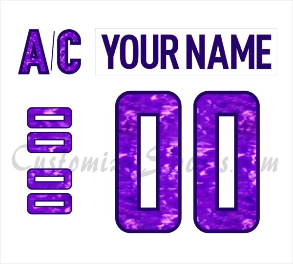 Washington Capitals Customized Number Kit For 2024-2025 HFC Jersey