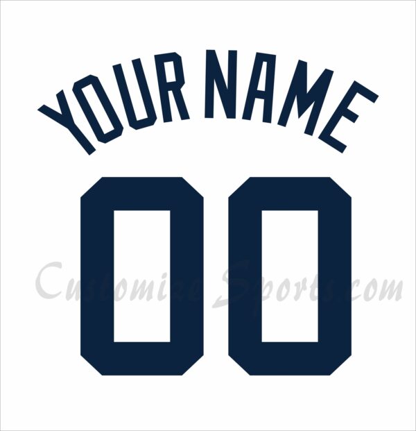 Baseball Detroit Tigers Customized Number Kit For 2024-Present Home Jersey
