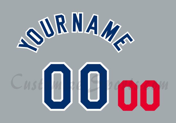 Baseball Los Angeles Dodgers Customized Number Kit For 1977-79 Road Jersey