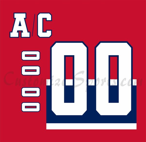 Montreal Canadiens Customized Number Kit For 1955-1956 Home Jersey