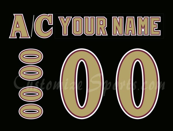 Peterborough Petes Customized Number Kit For 2004-2006 3rd Jersey