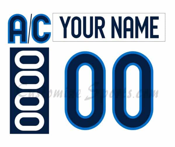 2025 4 Nations Face-Off Customized Number Kit for Team Finland Jersey