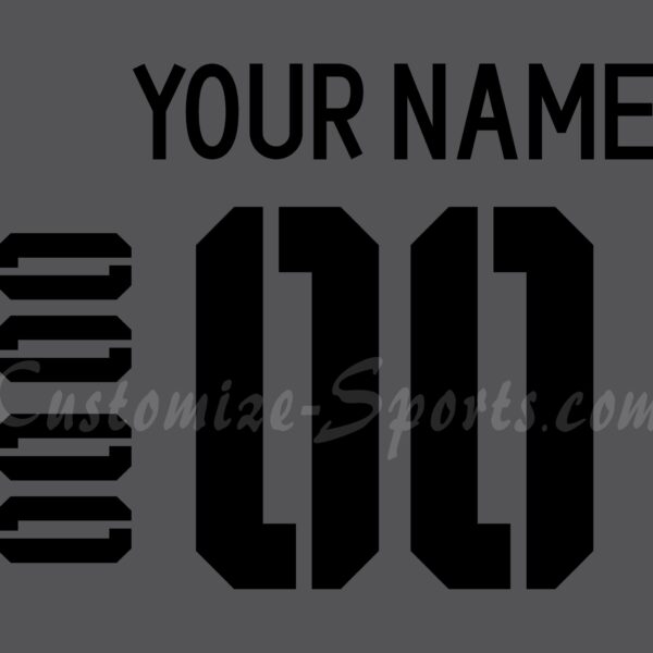 Los Angeles Kings Customized Number Kit For 2020 Stadium Series Gray Practice Jersey