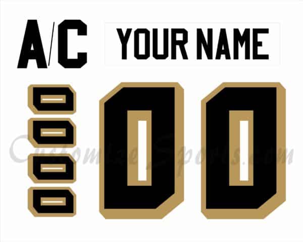 Kenai River Brown Bears Customized Number Kit for 2024-Present White Jersey
