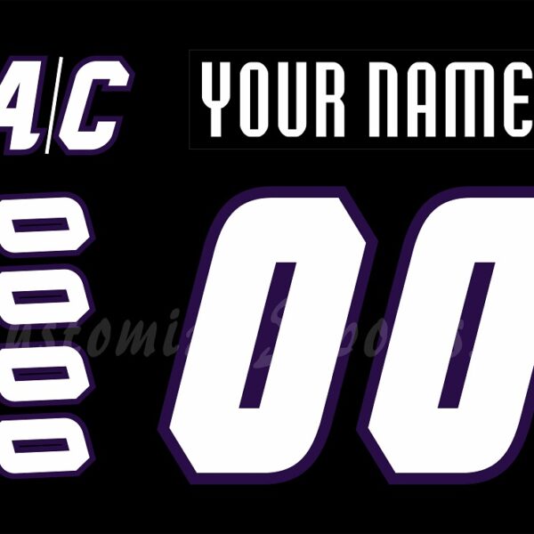 Orlando Solar Bears Customized Number kit for 2023-Present 3rd Jersey
