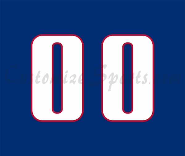 Puerto Rico Customized Number Kit for 2024-Present Caribbean Series Away Jersey