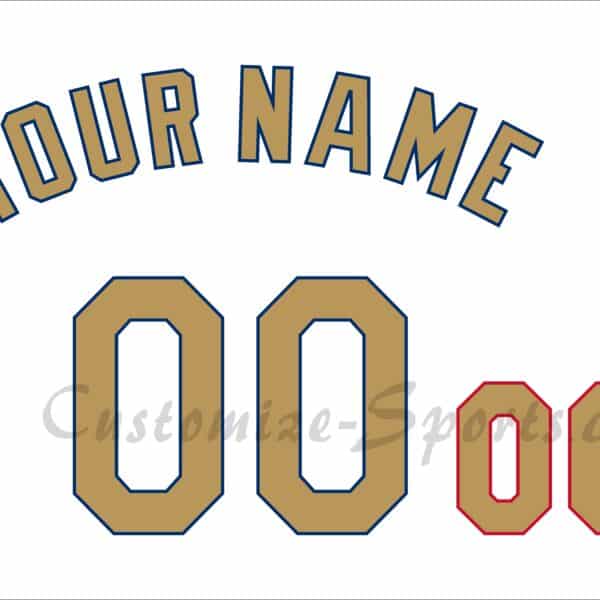 Baseball Los Angeles Dodgers Customized Number Kit For 2025 Opening Day Jersey