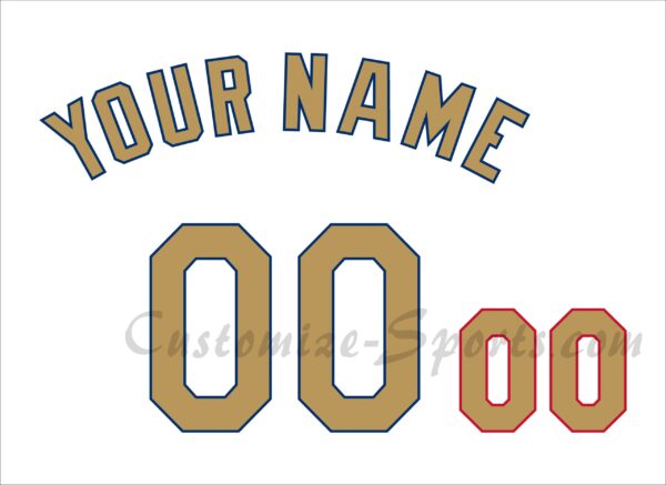 Baseball Los Angeles Dodgers Customized Number Kit For 2025 Opening Day Jersey