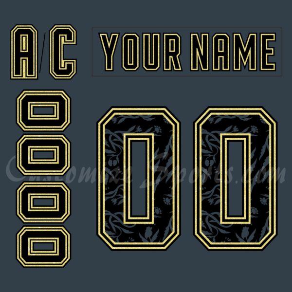 Vegas Golden Knights Customized Number Kit For 2025 Donate Life Knight Jersey