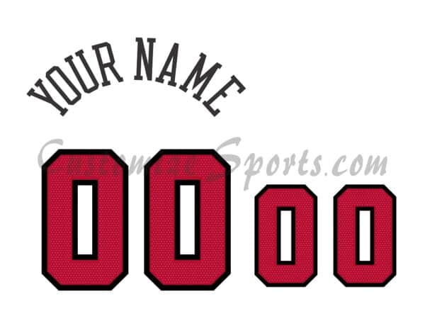 Basketball Chicago Bulls Customized Number Kit for 2017-2020 Road Jersey