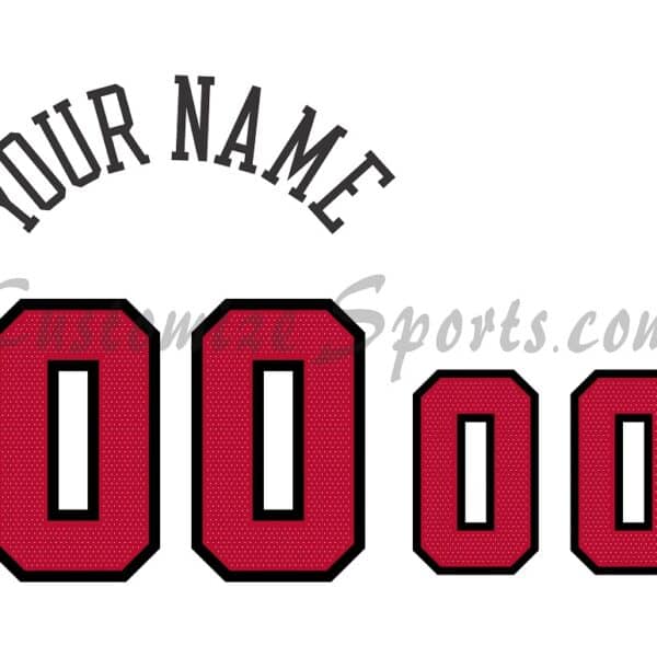 Basketball Chicago Bulls Customized Number Kit for 2017-2020 Road Jersey
