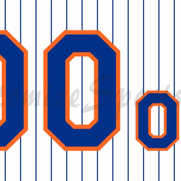 Baseball New York Mets Customized Number Kit for 1972-1977 Home Jersey