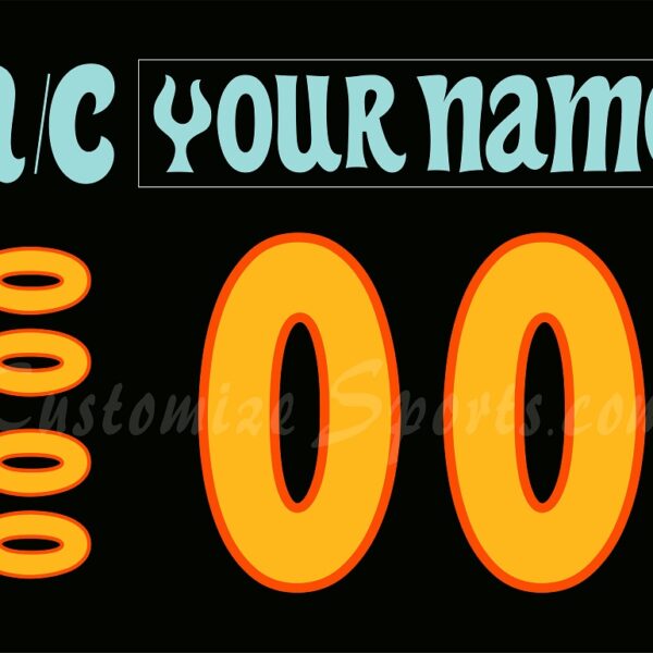 Coachella Valley Firebirds Customized Number Kit For 2025 Fuego Jersey