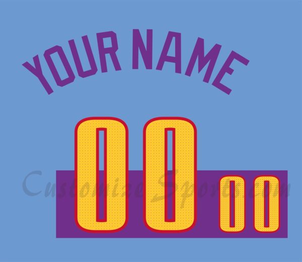 Baseball Colorado Rockies Customized Number Kit for 2025 City Connect Jersey