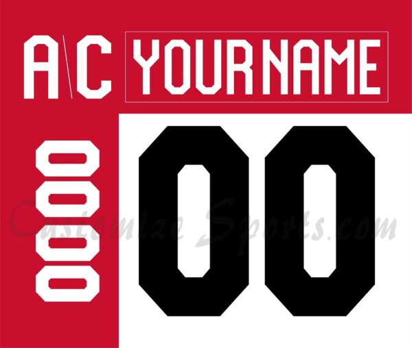 IIHF Team Japan Customized Number Kit for 2024-Present White Hockey Jersey