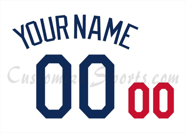 Baseball Los Angeles Dodgers Customized Number Kit For 2025-Present Home Jersey