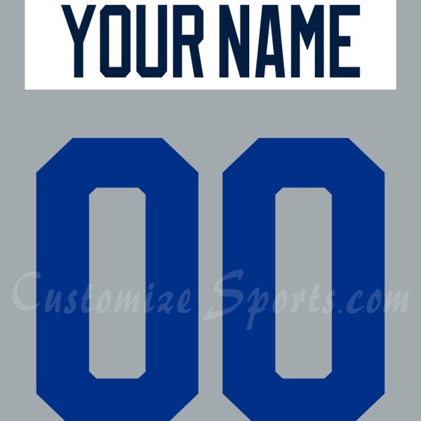 St Louis Blues Customized Number Kit For 2021 Gray Practice Jersey