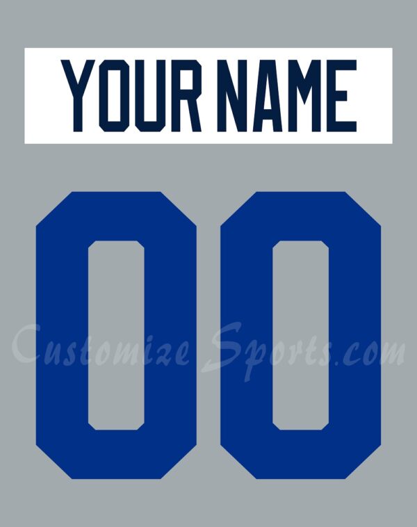 St Louis Blues Customized Number Kit For 2021 Gray Practice Jersey