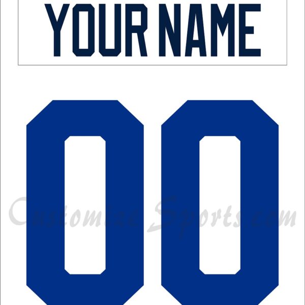 St Louis Blues Customized Number Kit For 2021 White Practice Jersey