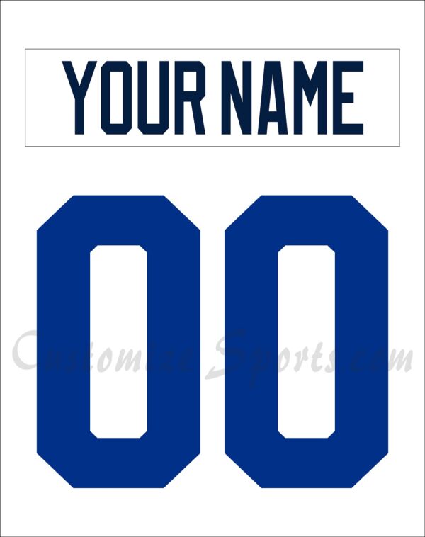 St Louis Blues Customized Number Kit For 2021 White Practice Jersey