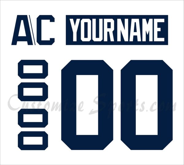 NCAA Pennsylvania State University Customized Number Kit for 2014-Present White Hockey Jersey