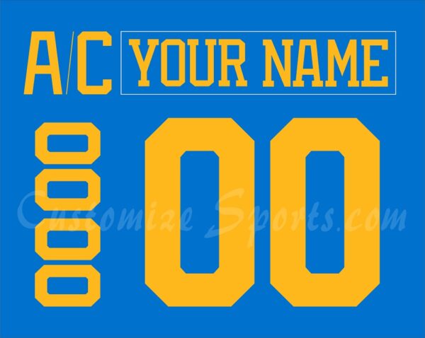 St Louis Blues Customized Number Kit For 2025-Present Home Jersey