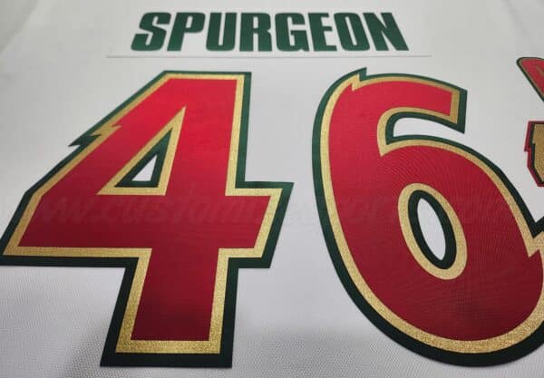Minnesota Wild Customized Number Kit For 2025-2026 25th Anniversary Jersey - Image 3