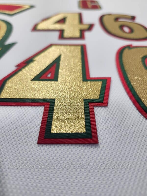 Minnesota Wild Customized Number Kit For 2025-2026 25th Anniversary Jersey - Image 10
