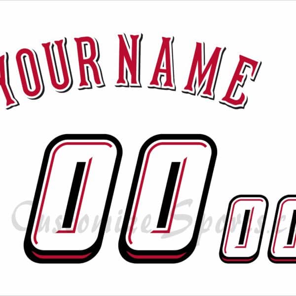 Baseball Cincinnati Reds Customized Number Kit for 2025 Speedway Classic jersey
