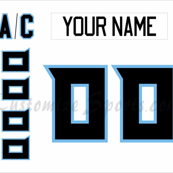 Macon Mayhem Customized Number Kit for 2024-Present Away Jersey