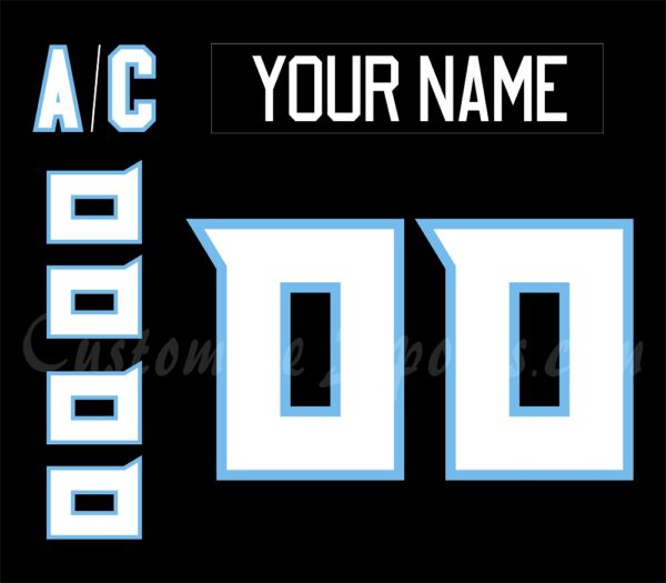 Macon Mayhem Customized Number Kit for 2024-Present Home Jersey