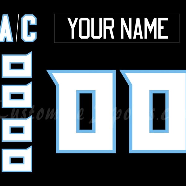 Macon Mayhem Customized Number Kit for 2024-Present Home Jersey