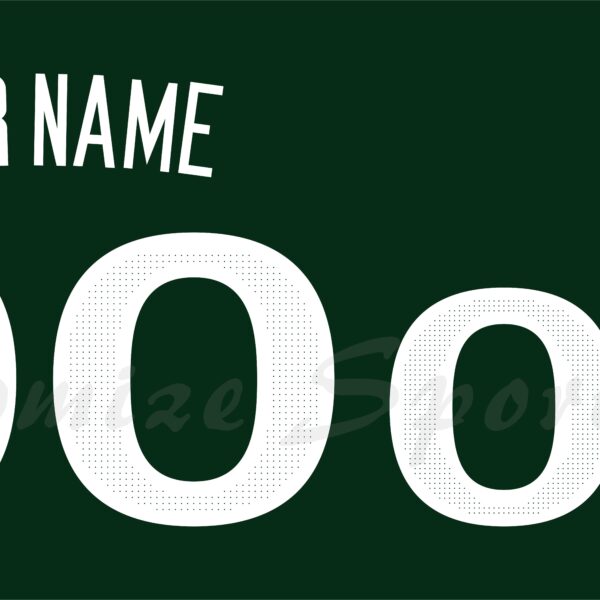 Basketball Miami Hurricanes Customized Number Kit for 2022-Present Green Jersey