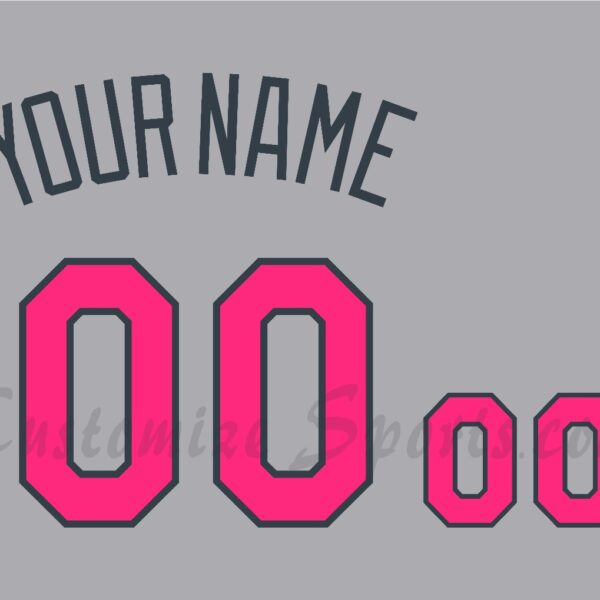 Baseball New York Mets Customized Number Kit for 2016-2017 Mother day Jersey