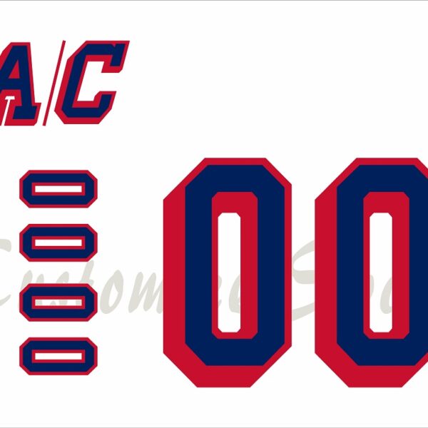 New York Rangers Customized Number Kit For 1951-1970 Away Jersey