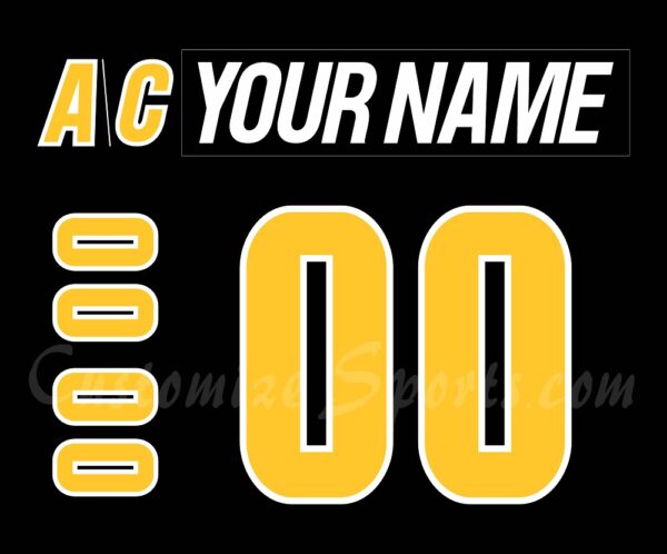 Sarnia Sting Customized Number Kit For 2022-Present Away Jersey